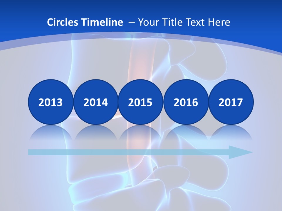 Bulging Bone Nerve PowerPoint Template