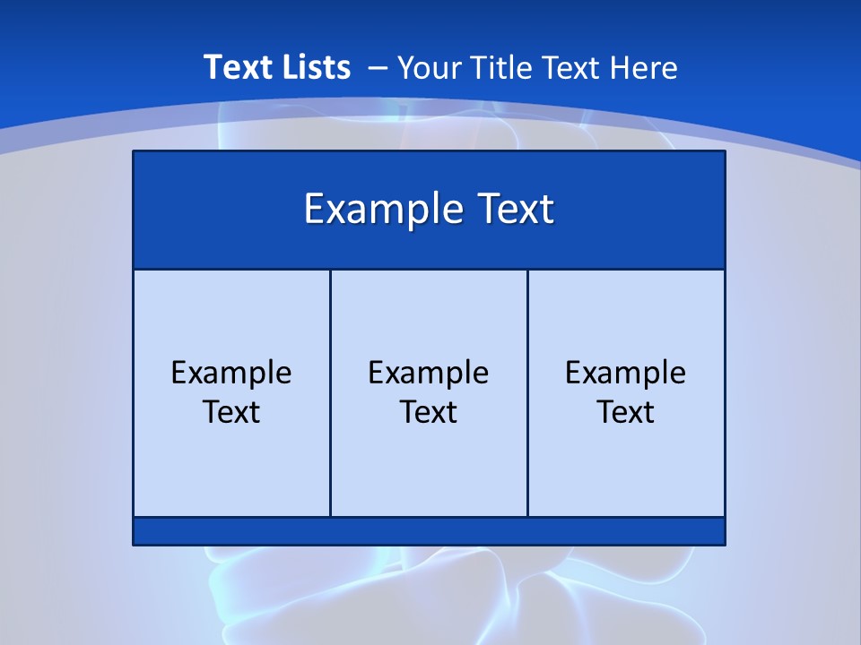 Bulging Bone Nerve PowerPoint Template