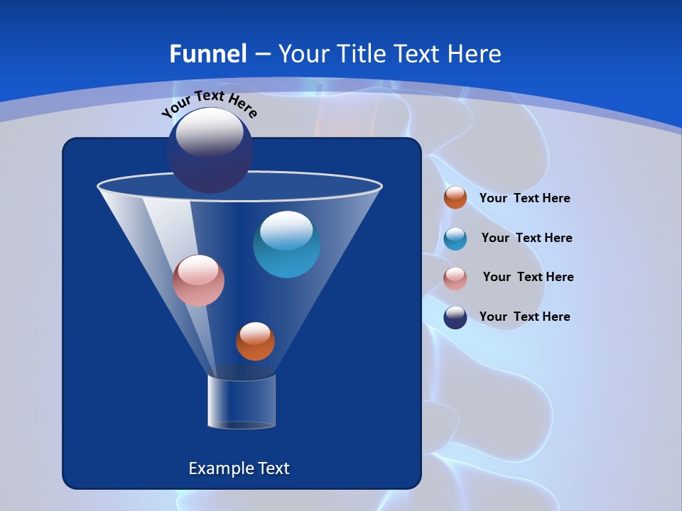 Bulging Bone Nerve PowerPoint Template