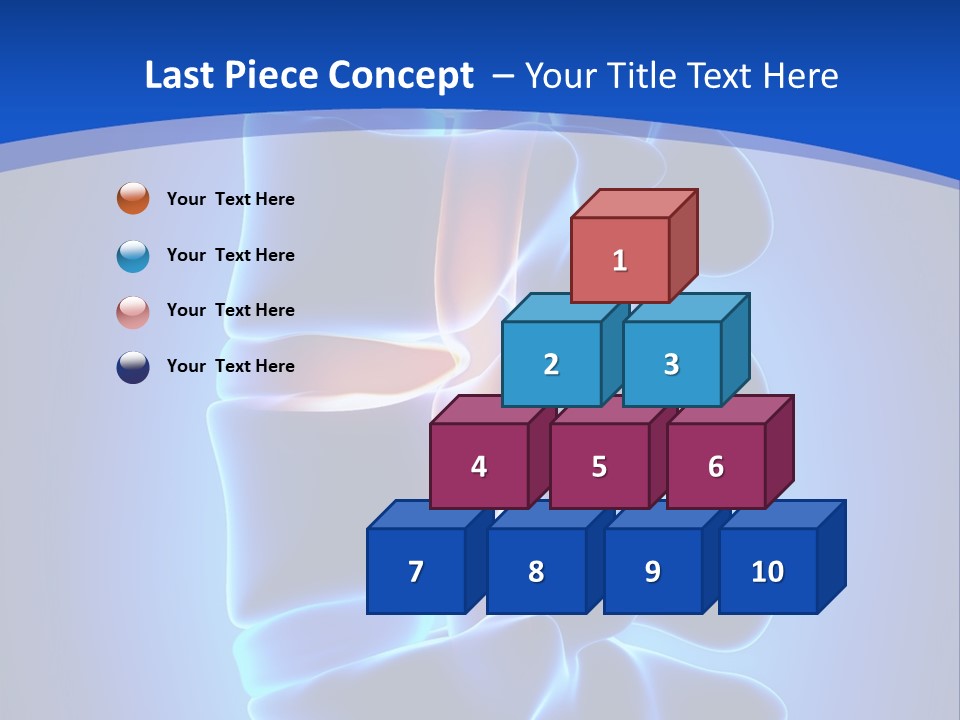Bulging Bone Nerve PowerPoint Template