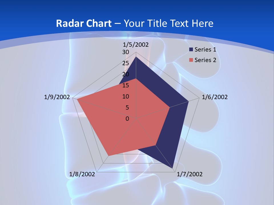 Bulging Bone Nerve PowerPoint Template