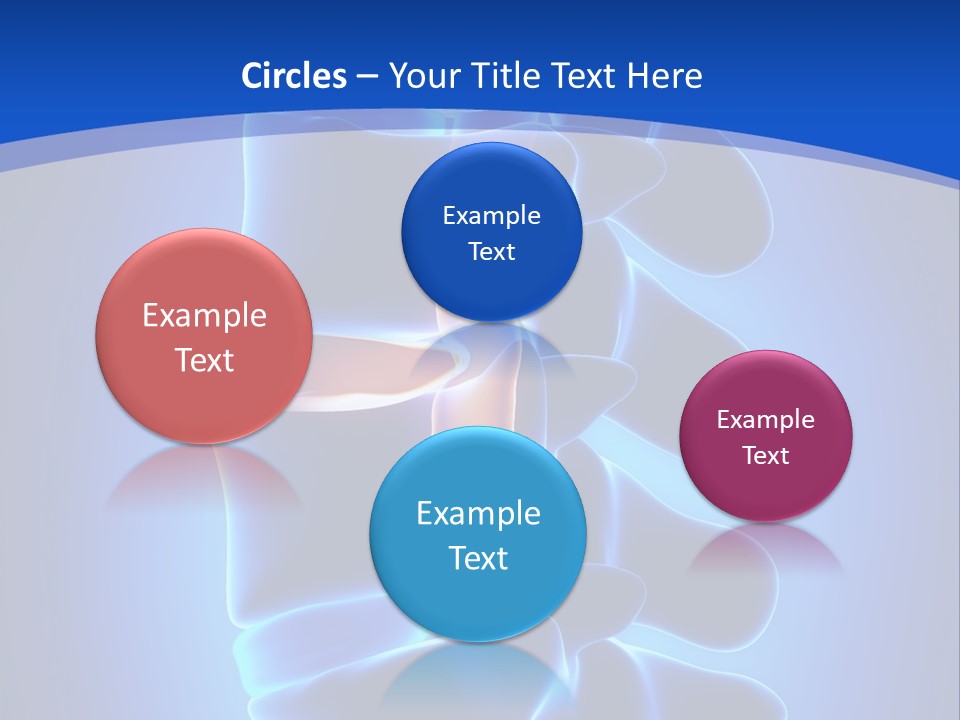 Bulging Bone Nerve PowerPoint Template