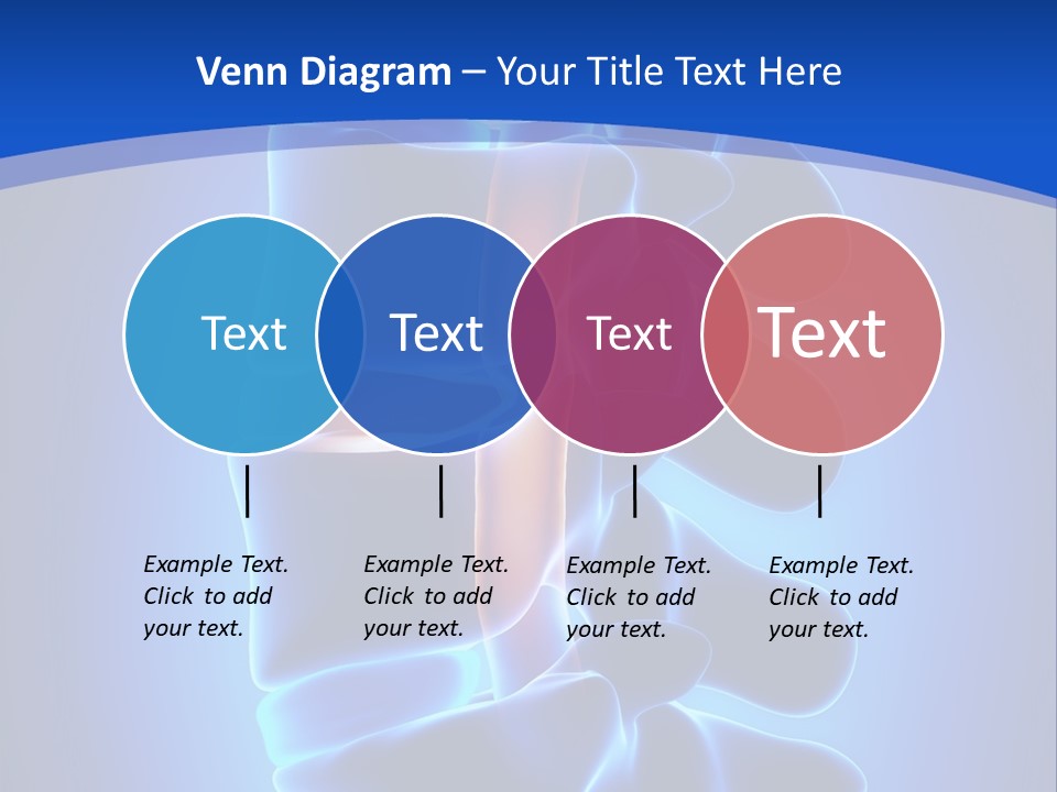 Bulging Bone Nerve PowerPoint Template