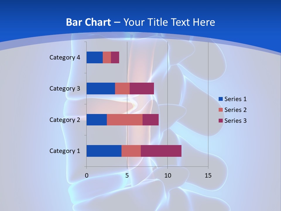Bulging Bone Nerve PowerPoint Template