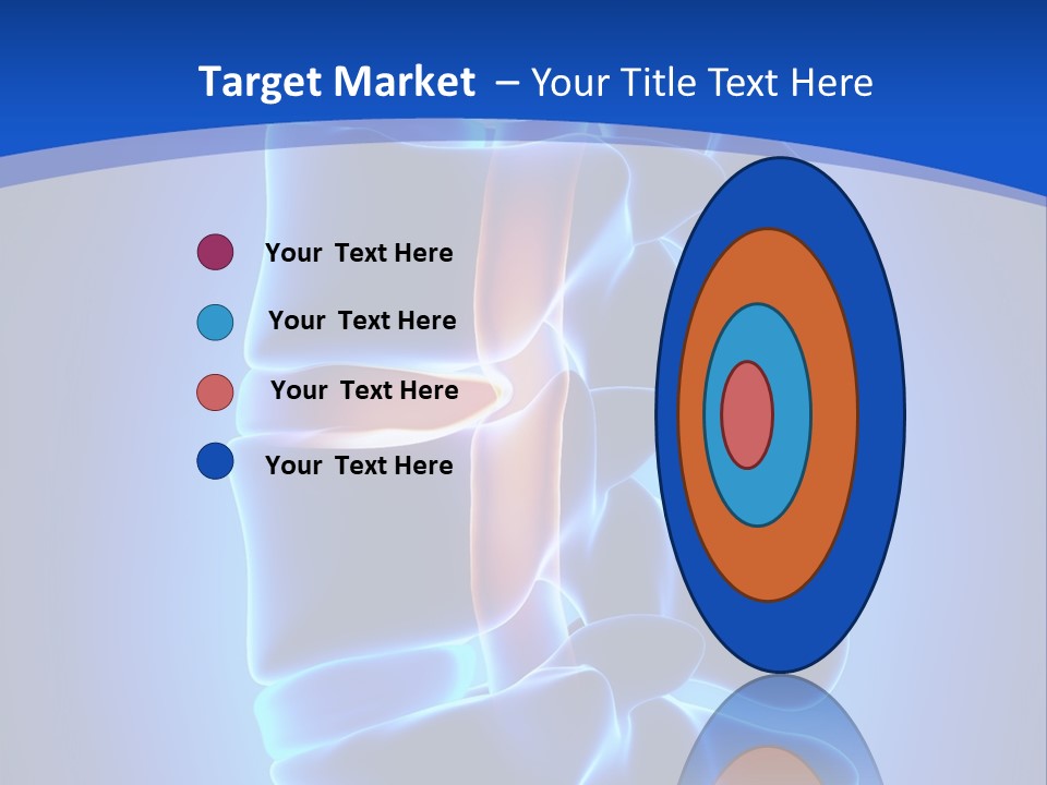 Bulging Bone Nerve PowerPoint Template