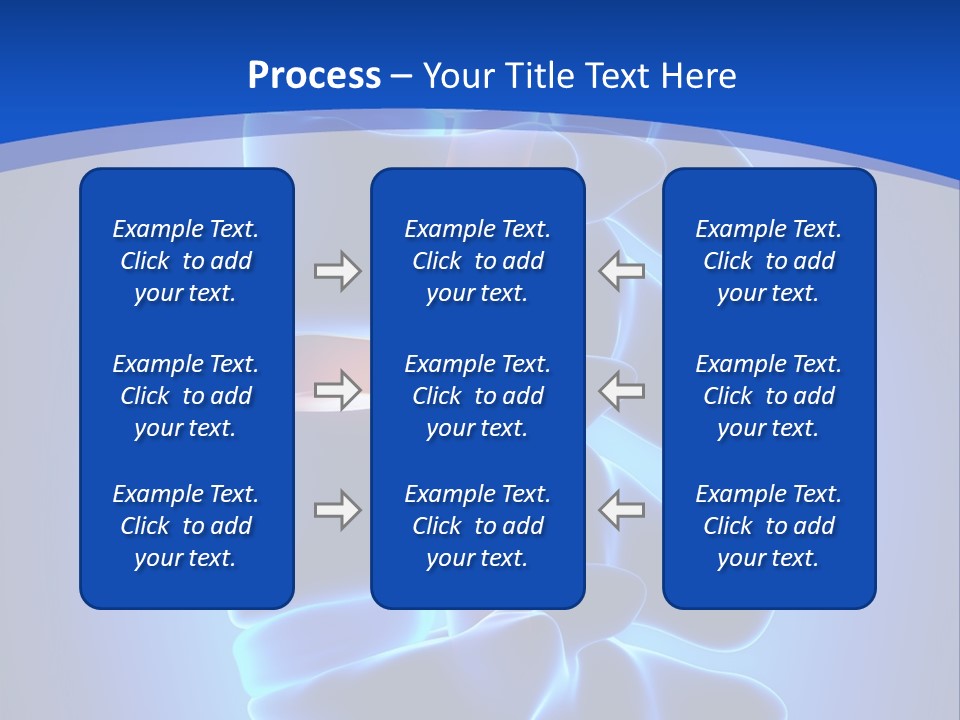 Bulging Bone Nerve PowerPoint Template