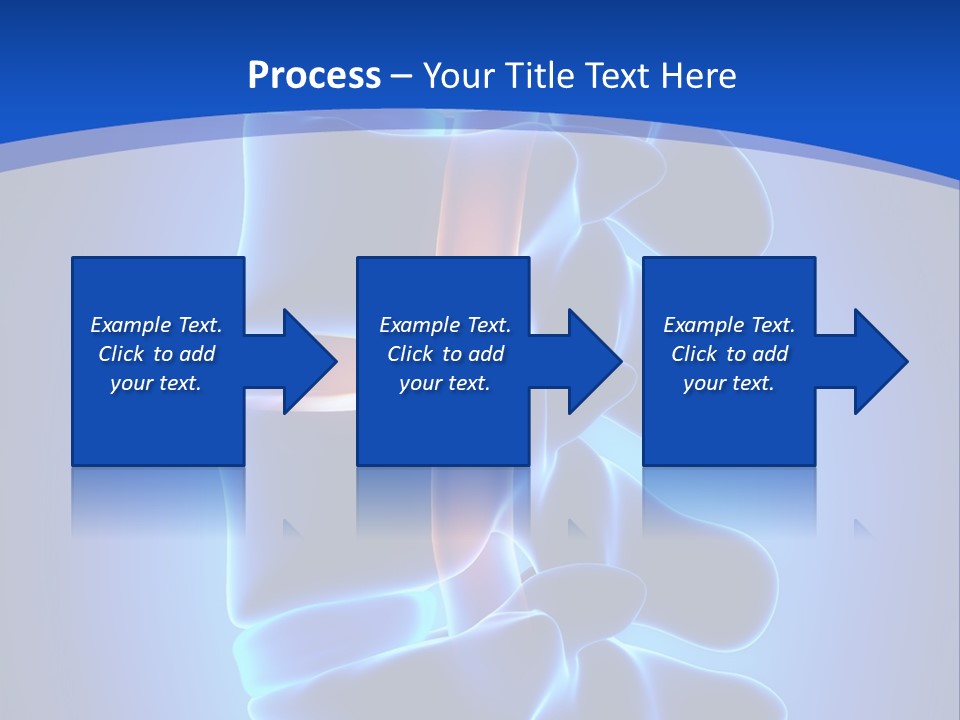 Bulging Bone Nerve PowerPoint Template
