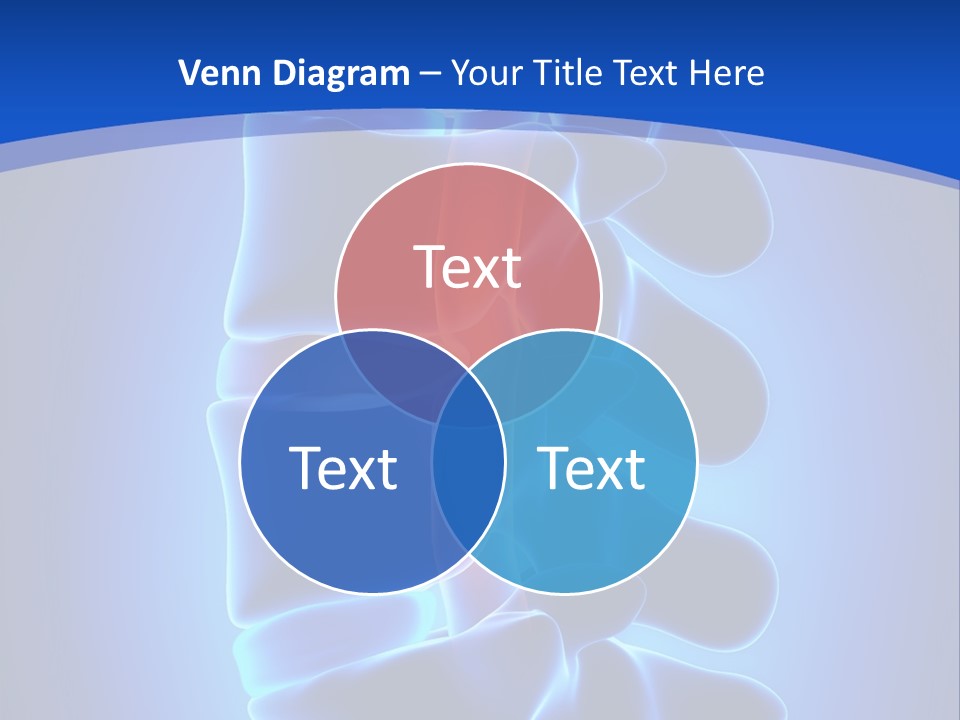Bulging Bone Nerve PowerPoint Template