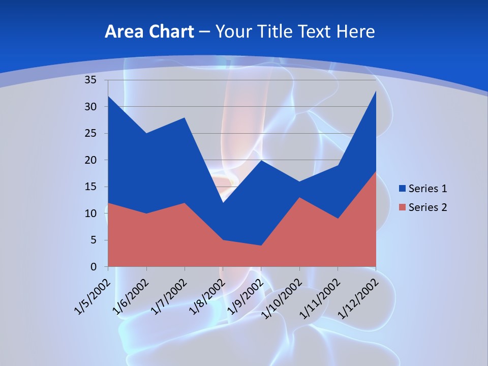 Bulging Bone Nerve PowerPoint Template