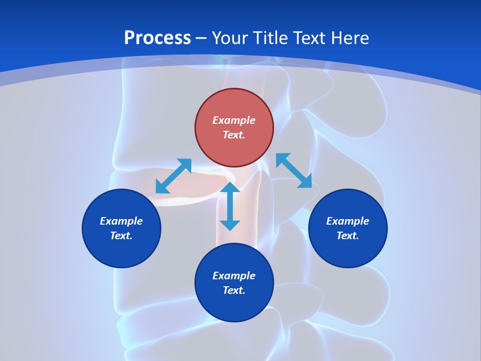 Bulging Bone Nerve PowerPoint Template