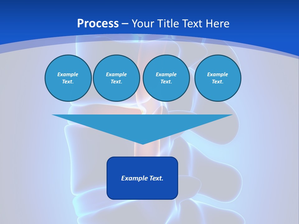 Bulging Bone Nerve PowerPoint Template
