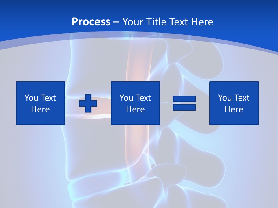 Bulging Bone Nerve PowerPoint Template