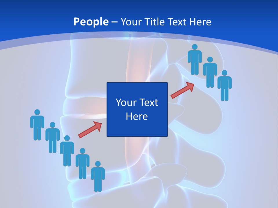 Bulging Bone Nerve PowerPoint Template