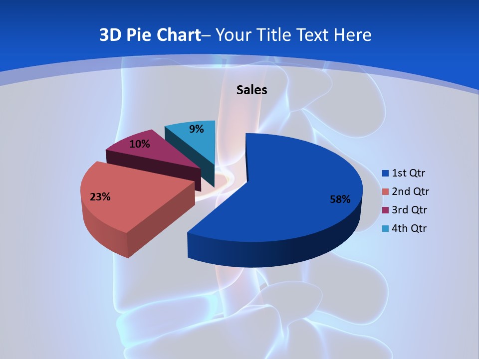 Bulging Bone Nerve PowerPoint Template
