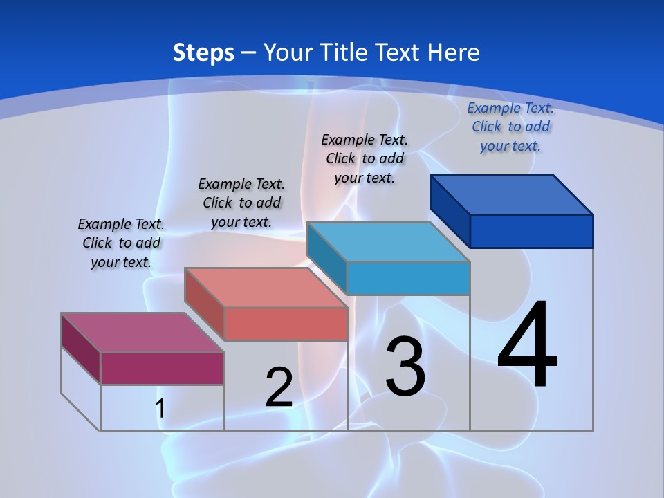 Bulging Bone Nerve PowerPoint Template