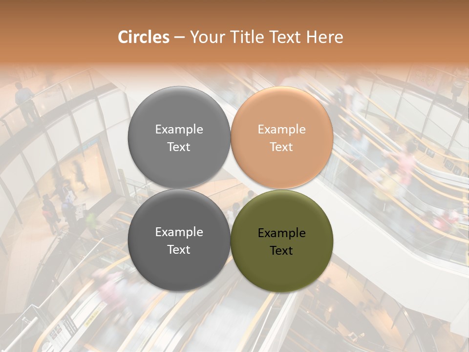 Mobile Pedestrian Life PowerPoint Template