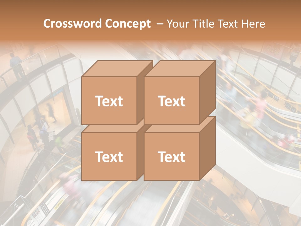 Mobile Pedestrian Life PowerPoint Template