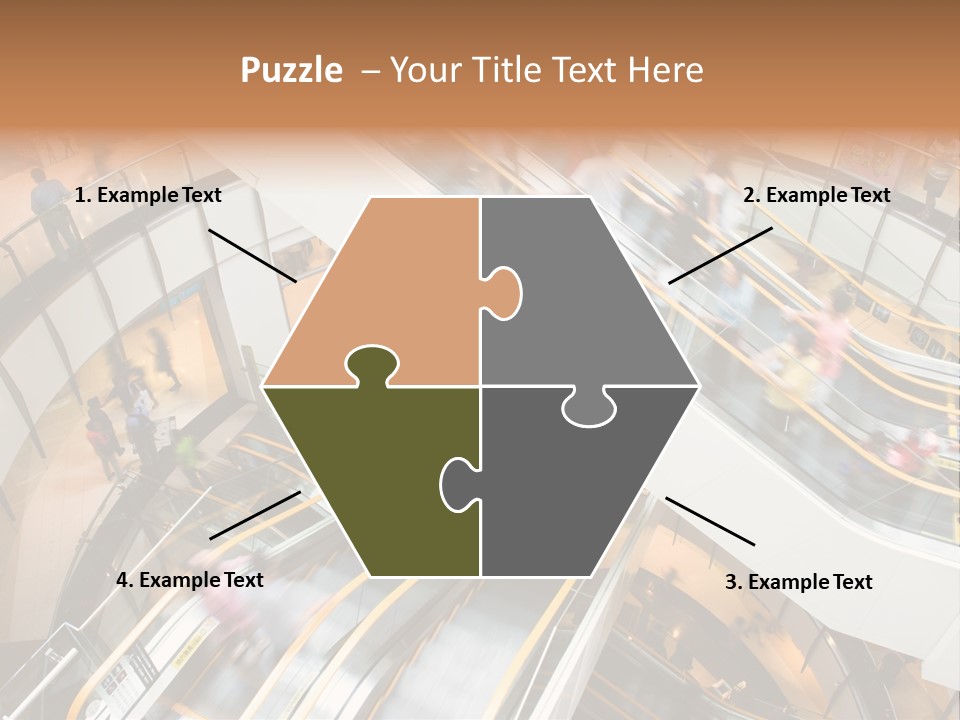 Mobile Pedestrian Life PowerPoint Template