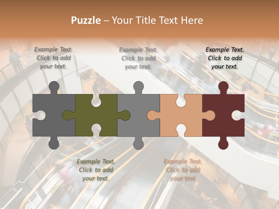 Mobile Pedestrian Life PowerPoint Template
