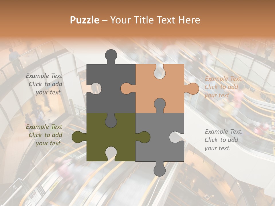 Mobile Pedestrian Life PowerPoint Template