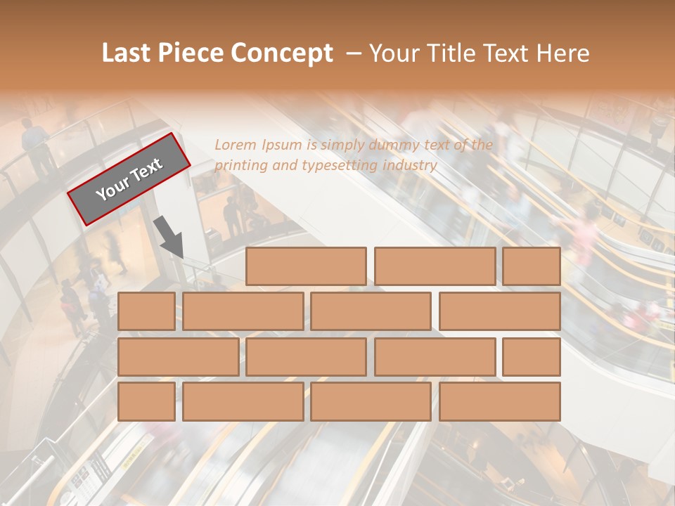 Mobile Pedestrian Life PowerPoint Template