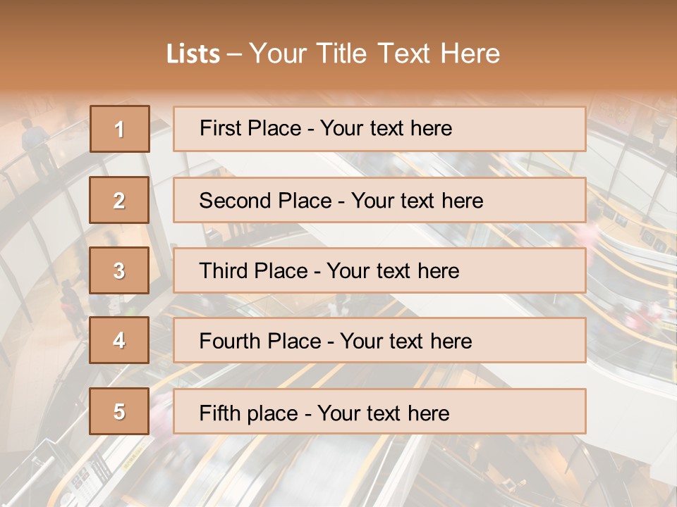 Mobile Pedestrian Life PowerPoint Template