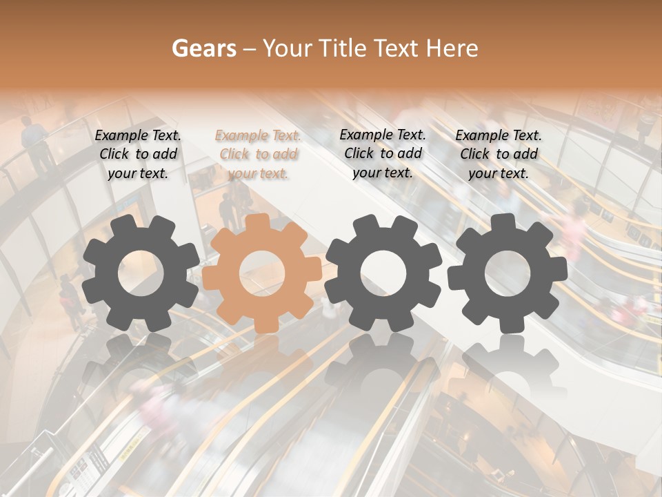 Mobile Pedestrian Life PowerPoint Template