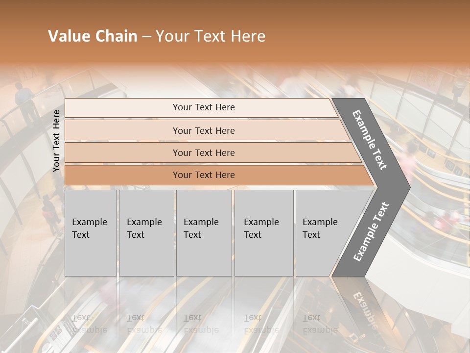 Mobile Pedestrian Life PowerPoint Template