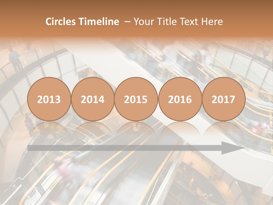 Mobile Pedestrian Life PowerPoint Template