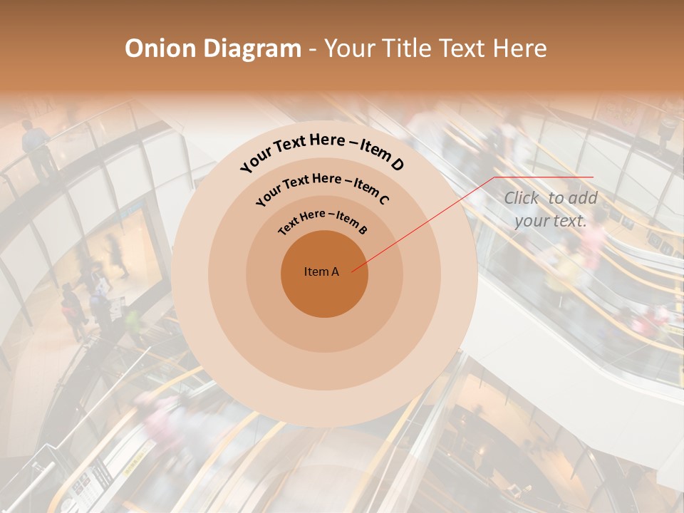 Mobile Pedestrian Life PowerPoint Template