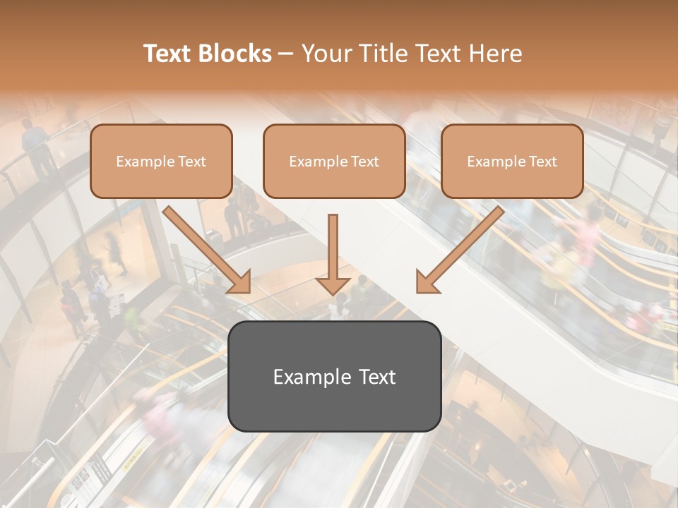 Mobile Pedestrian Life PowerPoint Template