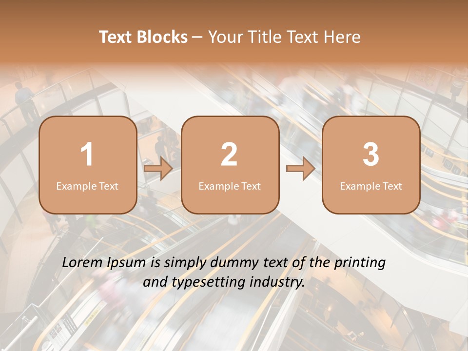Mobile Pedestrian Life PowerPoint Template