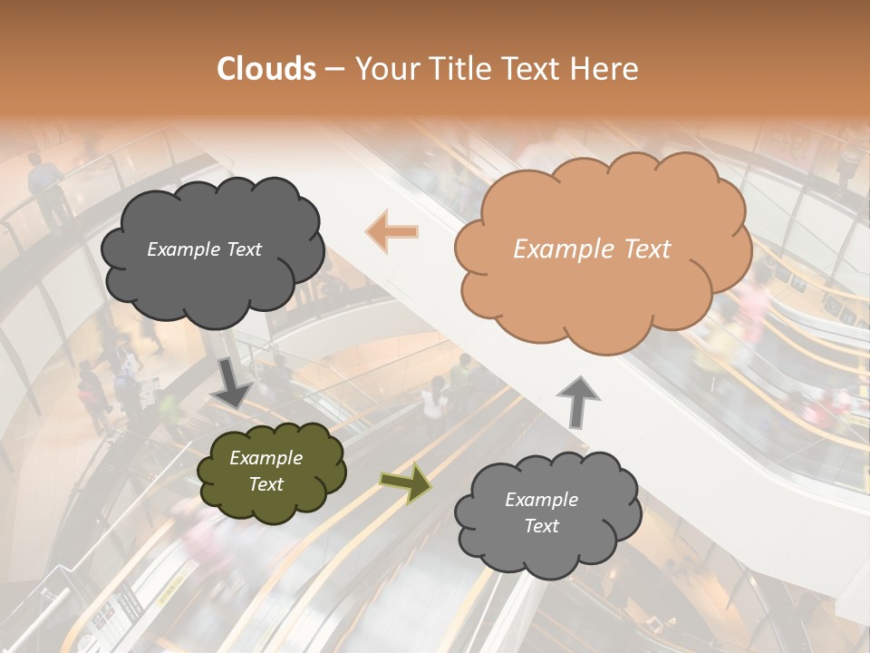 Mobile Pedestrian Life PowerPoint Template
