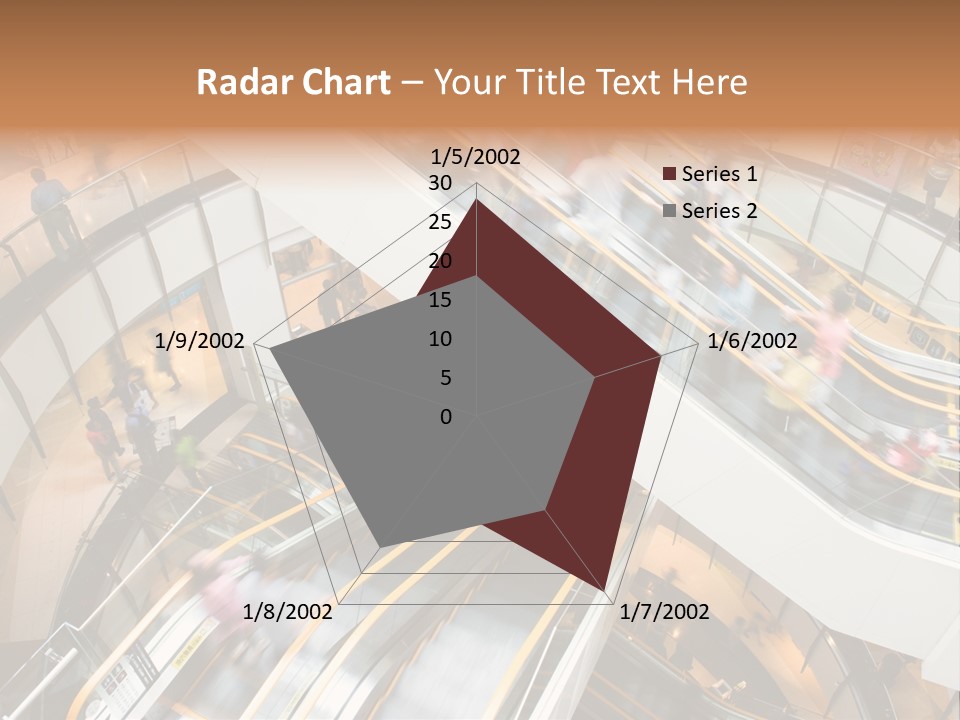 Mobile Pedestrian Life PowerPoint Template