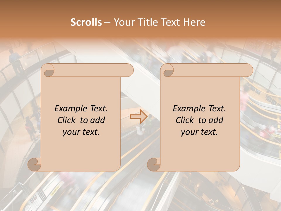 Mobile Pedestrian Life PowerPoint Template