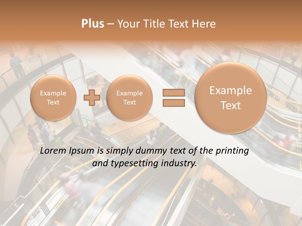 Mobile Pedestrian Life PowerPoint Template