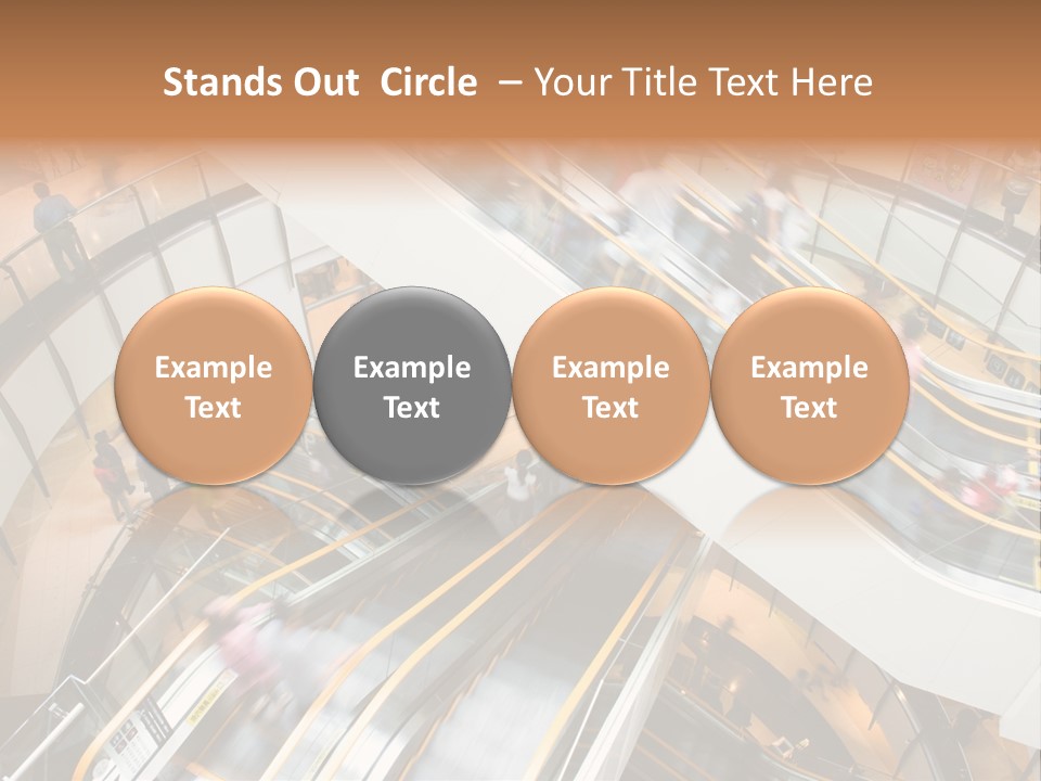 Mobile Pedestrian Life PowerPoint Template