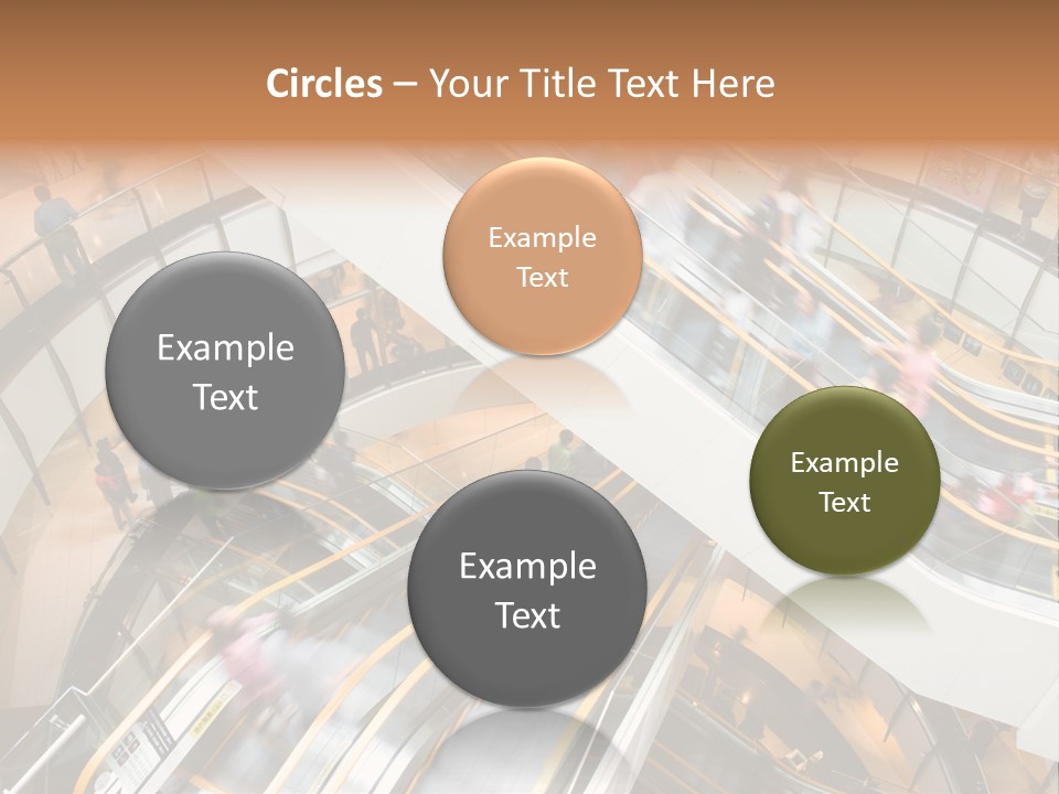 Mobile Pedestrian Life PowerPoint Template