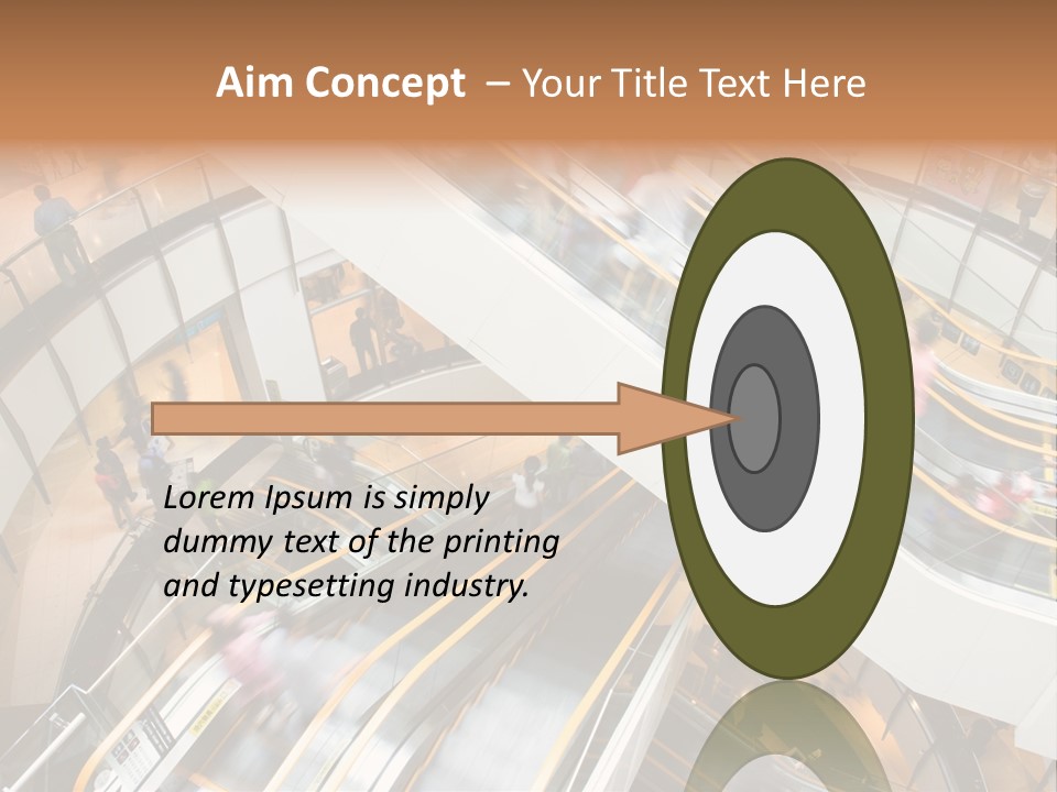 Mobile Pedestrian Life PowerPoint Template