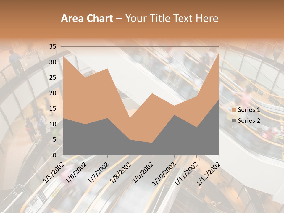 Mobile Pedestrian Life PowerPoint Template