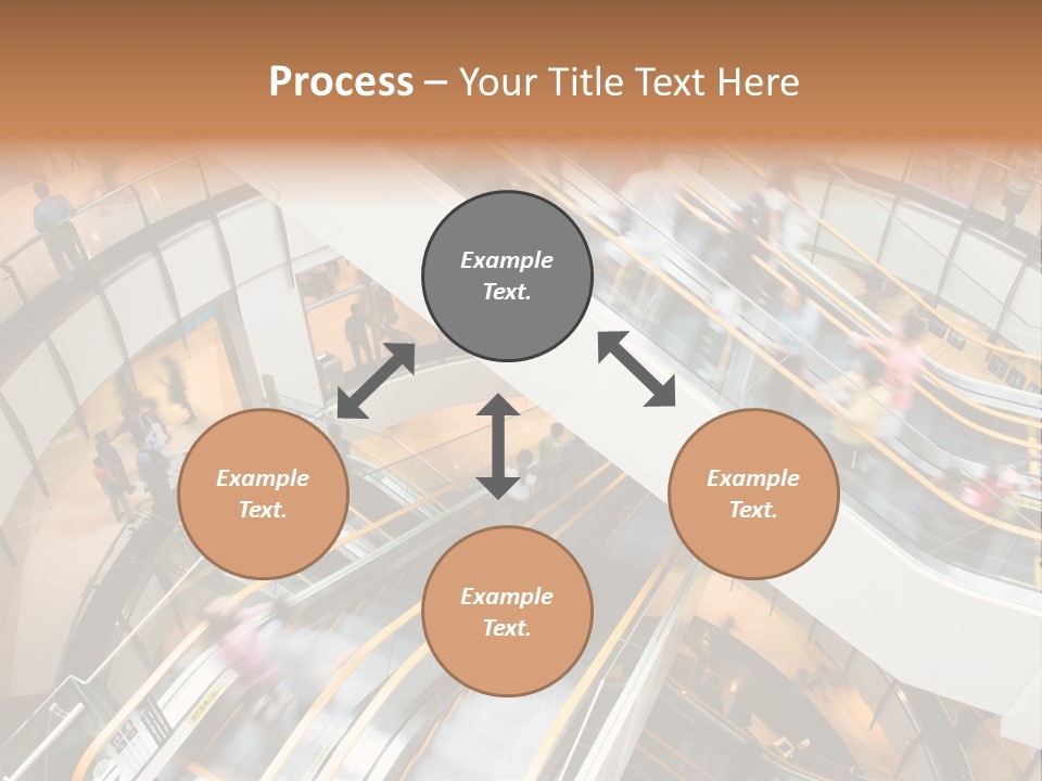 Mobile Pedestrian Life PowerPoint Template