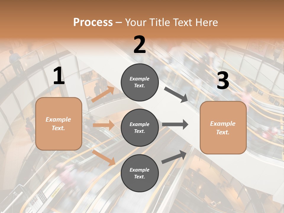 Mobile Pedestrian Life PowerPoint Template