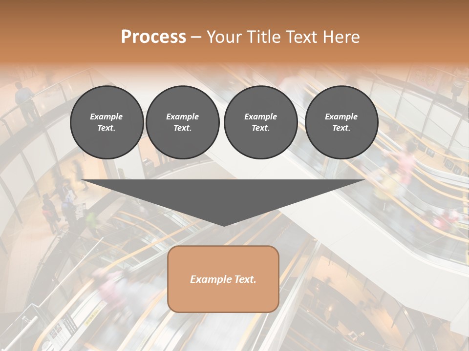 Mobile Pedestrian Life PowerPoint Template
