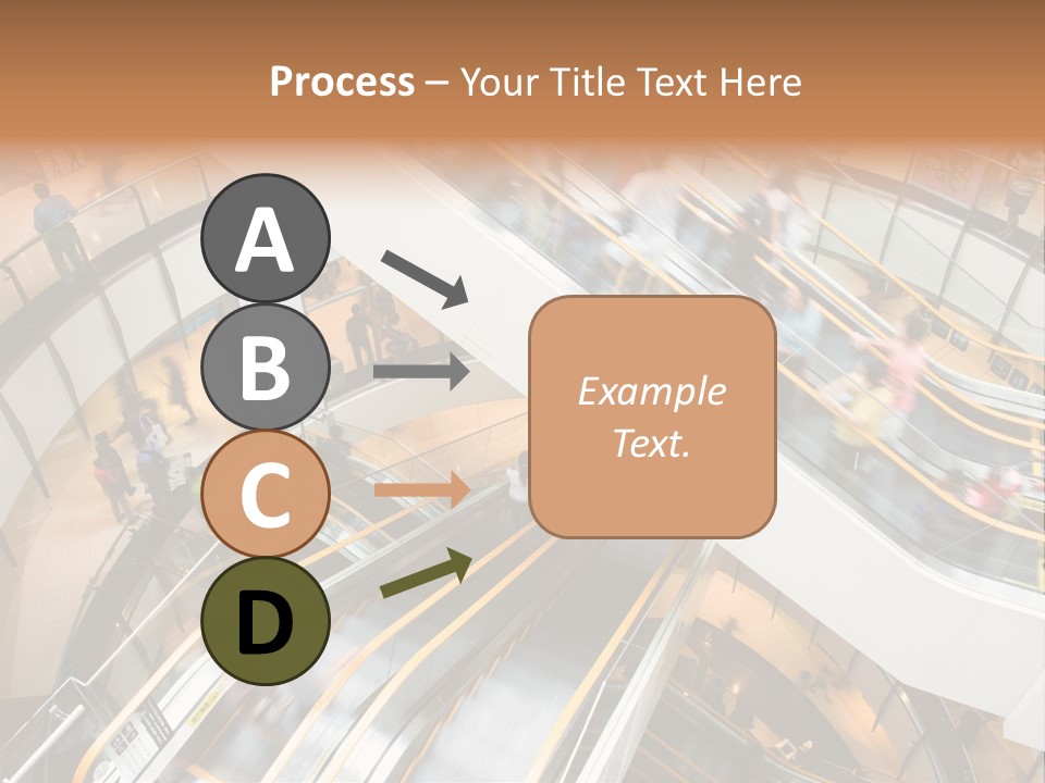 Mobile Pedestrian Life PowerPoint Template