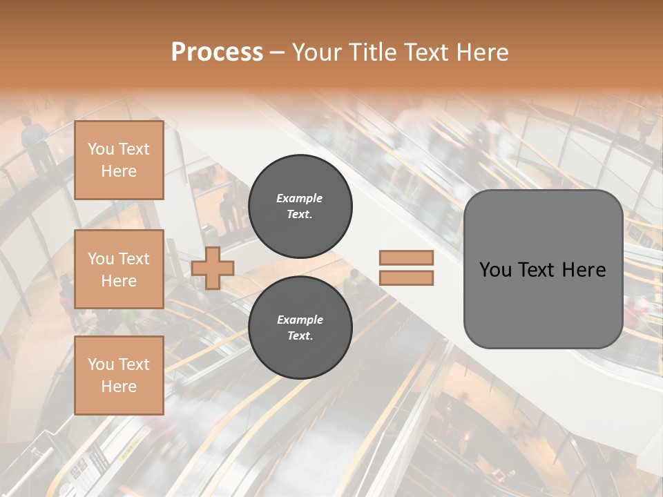 Mobile Pedestrian Life PowerPoint Template