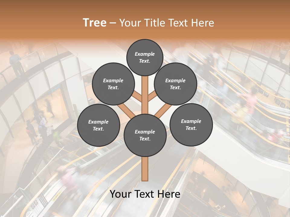 Mobile Pedestrian Life PowerPoint Template