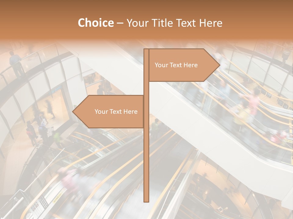 Mobile Pedestrian Life PowerPoint Template