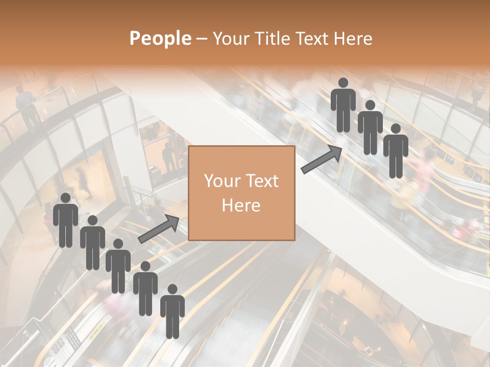 Mobile Pedestrian Life PowerPoint Template