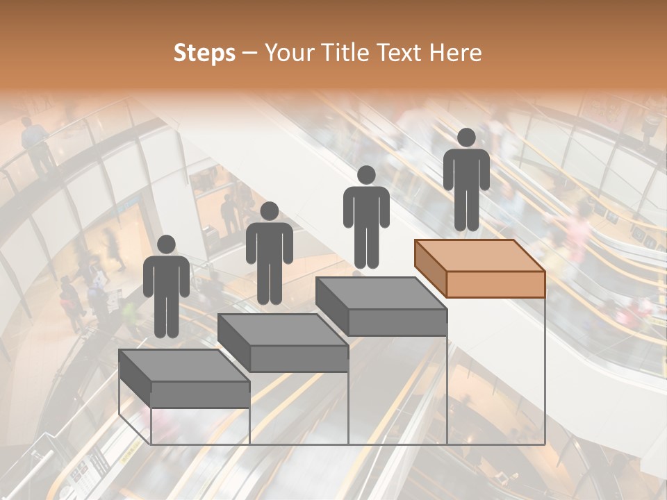 Mobile Pedestrian Life PowerPoint Template