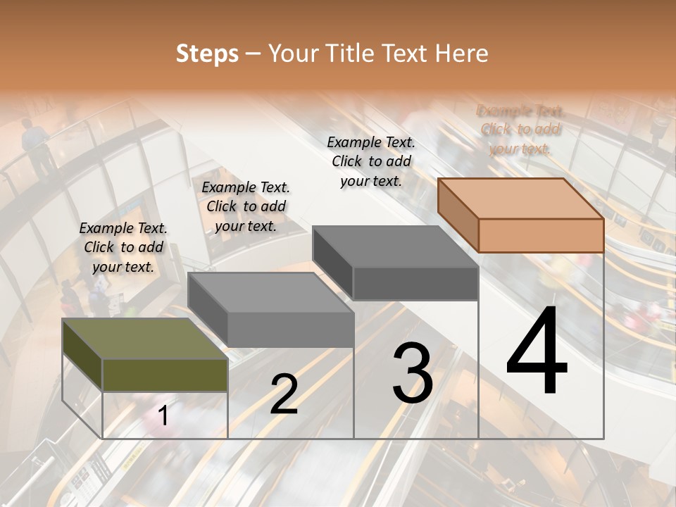 Mobile Pedestrian Life PowerPoint Template